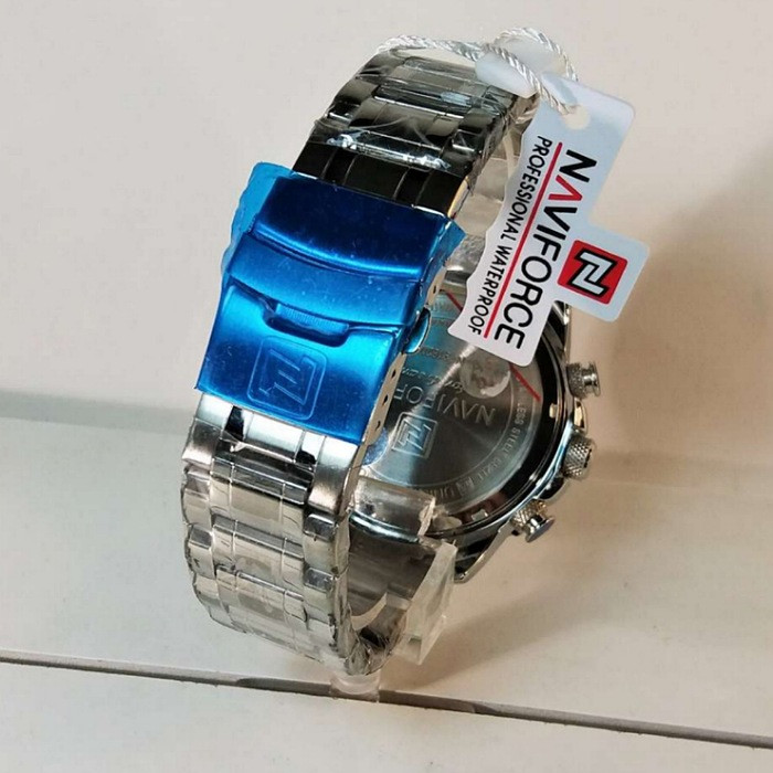 ساعت مچی عقربهای مردانه نیوی فورس مدل NF 9182 silver