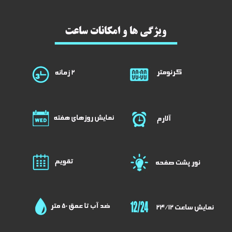 ساعت مچی دیجیتال مردانه اسکمی مدل 1818 RD