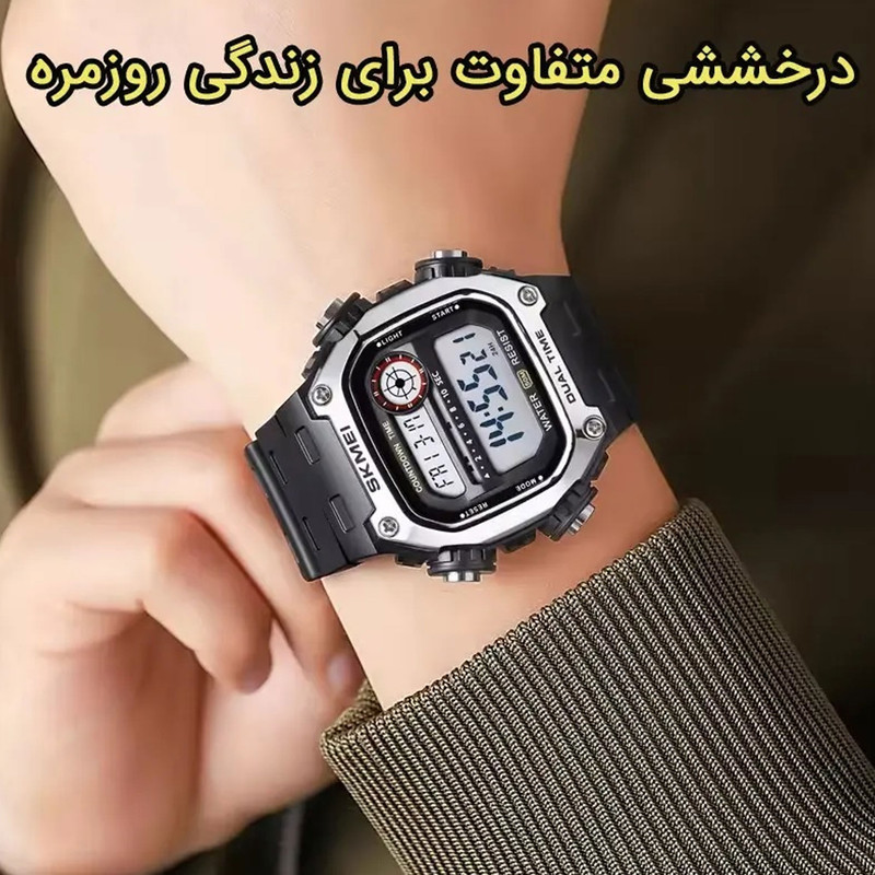 ساعت مچی دیجیتال مردانه اسکمی مدل 2126 BK