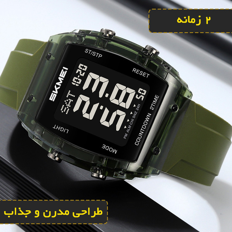ساعت مچی دیجیتال مردانه اسکمی مدل 2409 AG