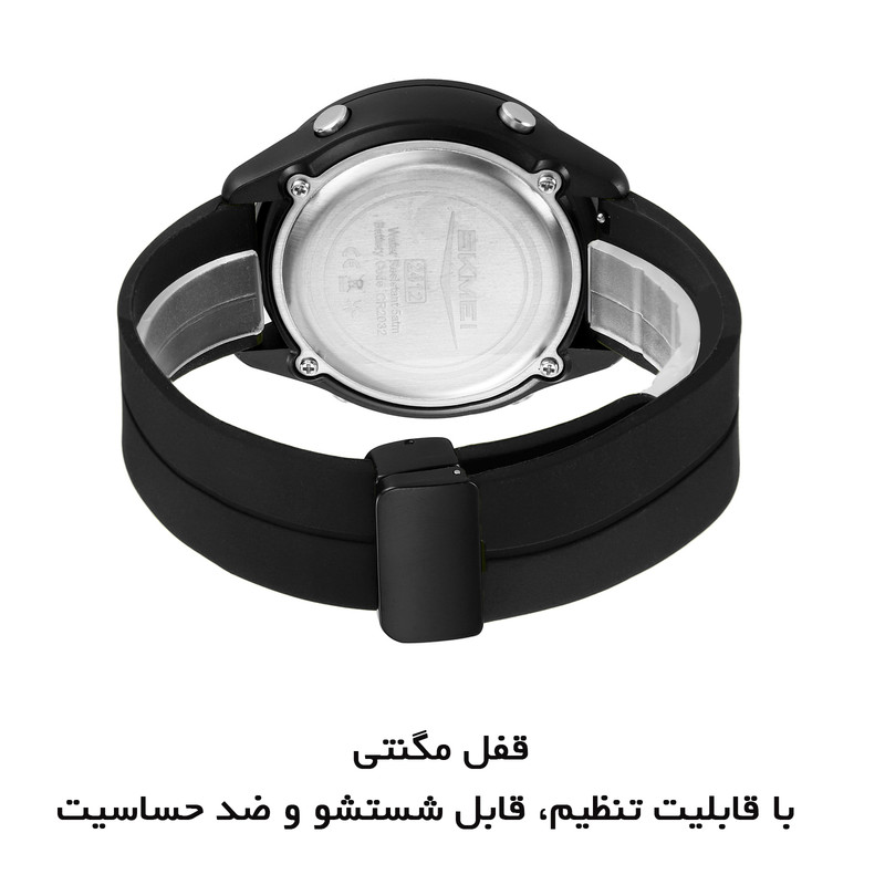 ساعت مچی دیجیتال مردانه اسکمی مدل 2412 BK