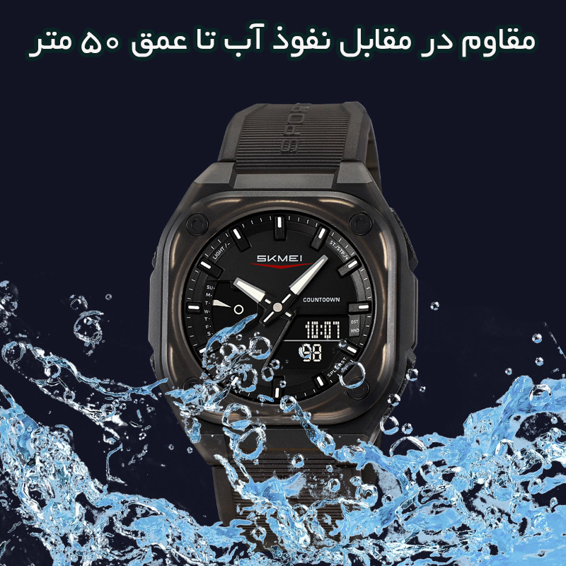 ساعت مچی دیجیتال مردانه اسکمی مدل 23-28BK