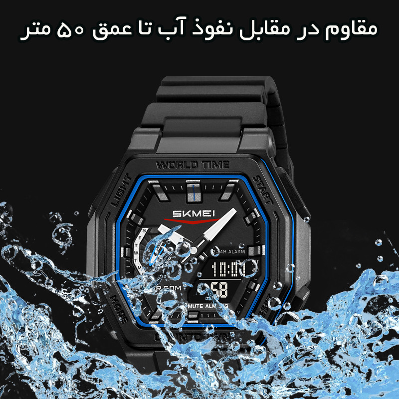 ساعت مچی دیجیتال مردانه اسکمی مدل 2438BU