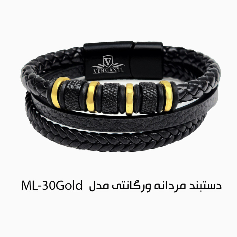 ساعت مچی عقربهای کوارتز مردانه اسکمی مدل 9069GDBK به همراه دستبند