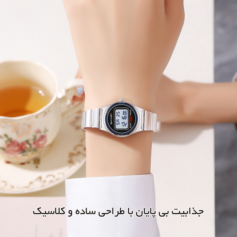 ساعت مچی دیجیتال زنانه اسکمی مدل 2338 SI