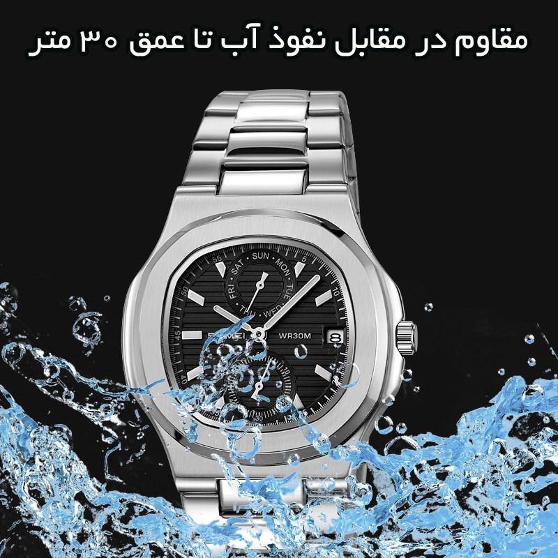 ساعت مچی عقربهای کوارتز مردانه اسکمی مدل 2423 SIBK