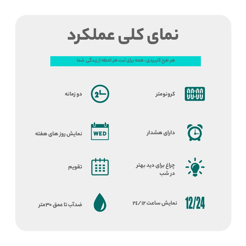 ساعت مچی عقربهای مردانه اسکمی مدل 1515RGBK