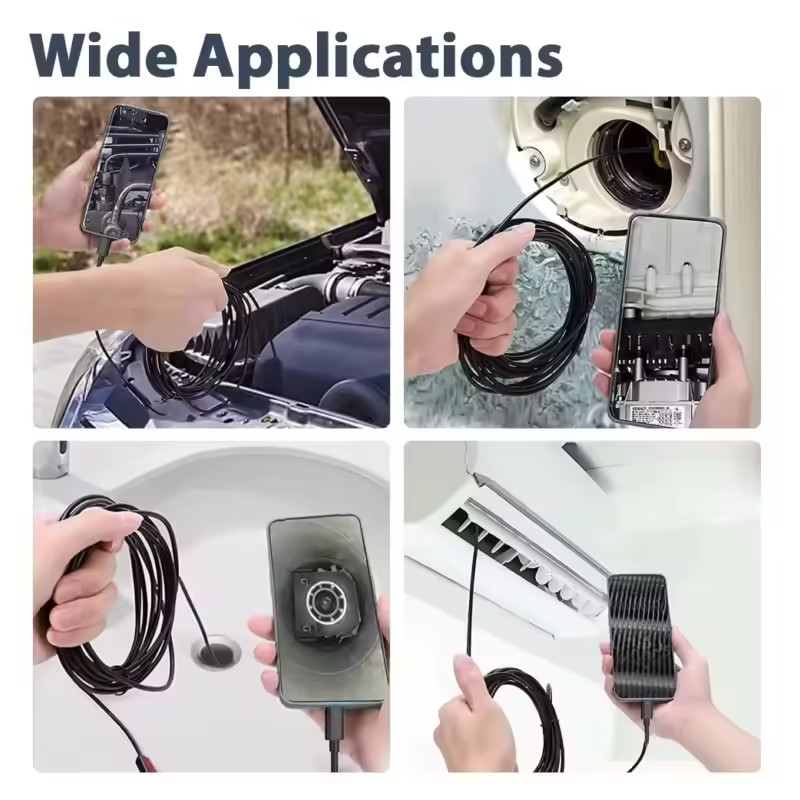 دوربین آندوسکوپی مدل شلنگی Hard Wire کد New 2026
