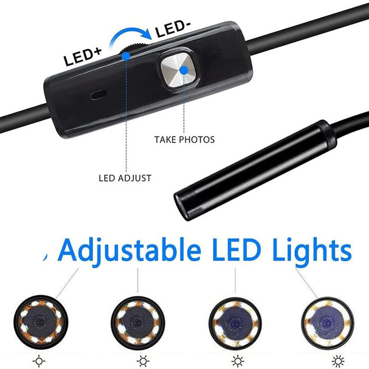 دوربین شلنگی مدل 2024 10Meters 4Led New
