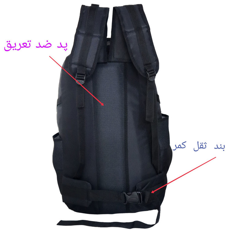 کوله پشتی کوهنوردی 65 لیتری مدل KHZ