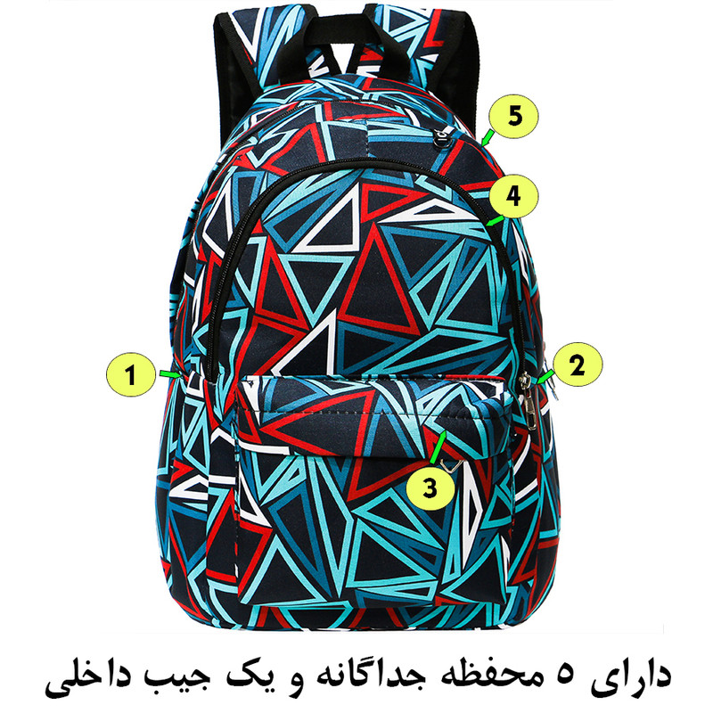 کوله پشتی دخترانه توریث مدل TT-150003