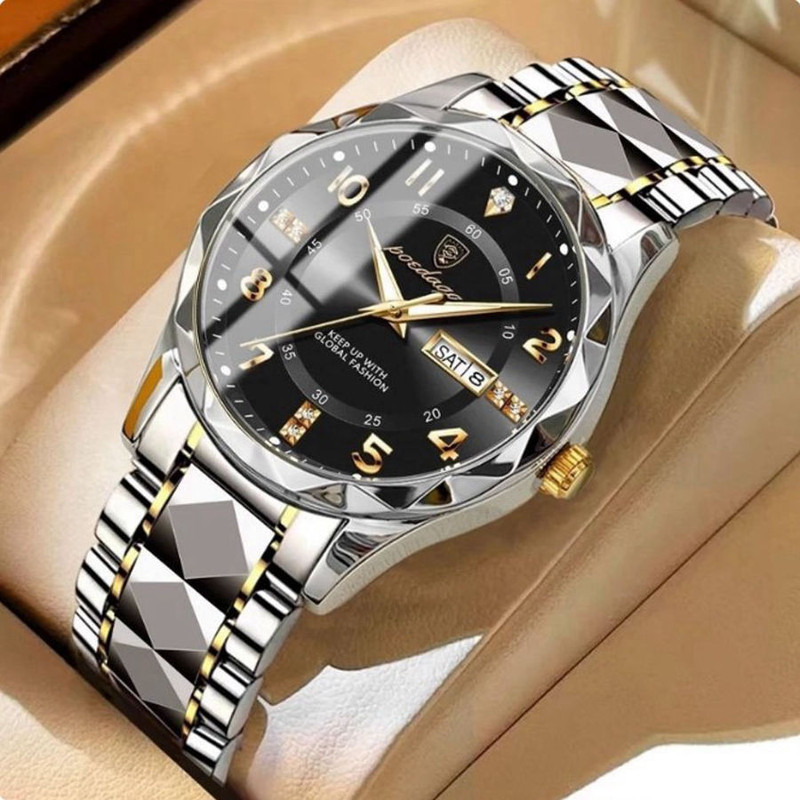ساعت مچی عقربهای کوارتز مردانه پوداگار مدل Luxury 858B