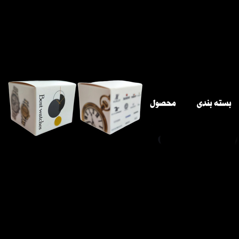 ساعت مچی دیجیتال مدل کوارتز تک زمانه بند پیو کرنومتر دار کد ۵