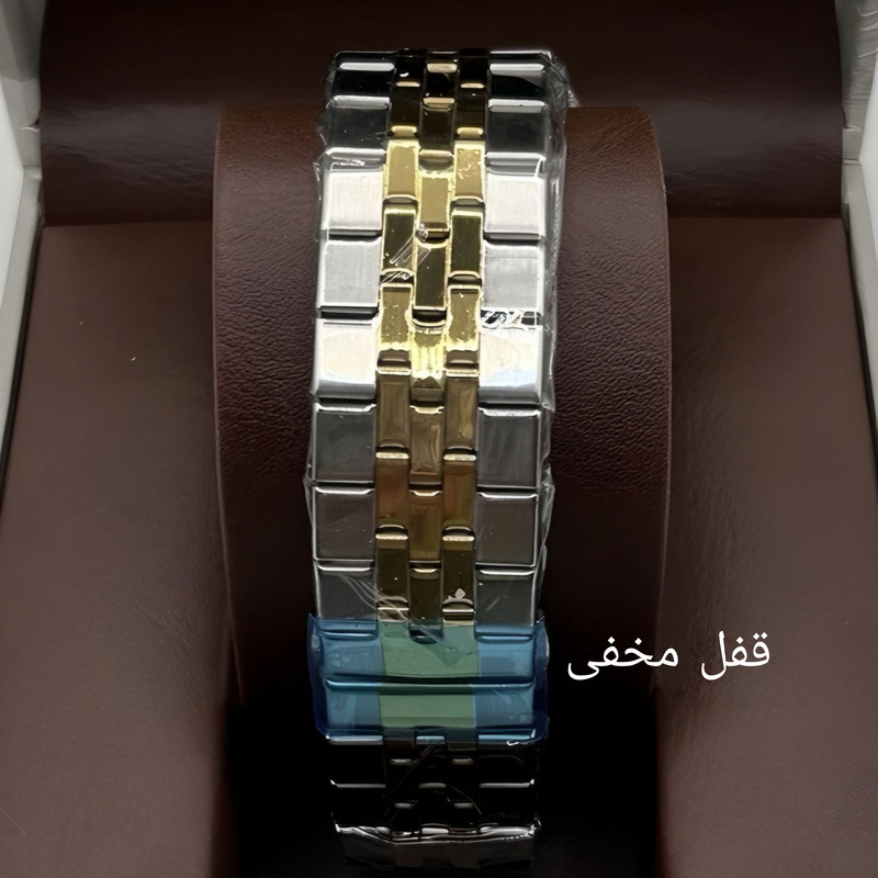 ساعت مچی عقربهای کوارتز مردانه بین باند مدل کلاسیک اسپرت دی جاست بند استیل صفحه طرحدار کد BN4