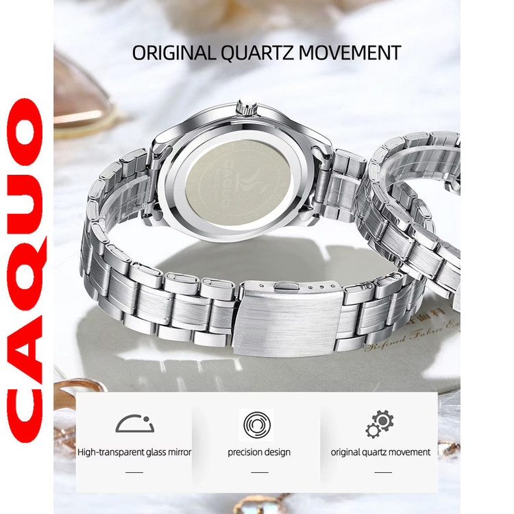 ساعت مچی عقربهای کوارتز مردانه کاکیو مدل لوکس کد CAQ01