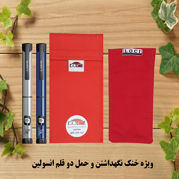 کیف خنک نگهدارنده انسولین لوک آی مدل 2 قلم