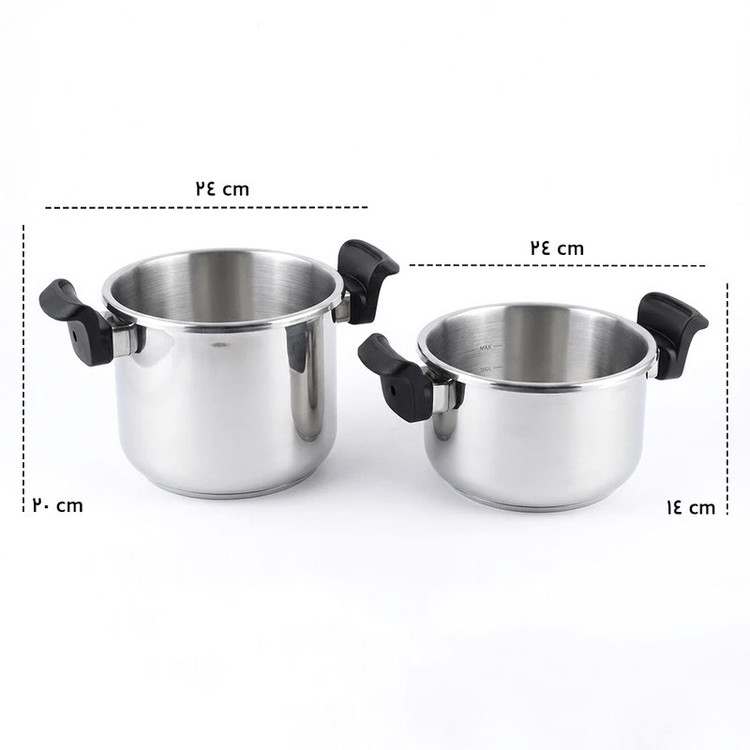 زودپز دوقلو یونیک اولترا مدل UA-3001 گنجایش 7 و 5 لیتر