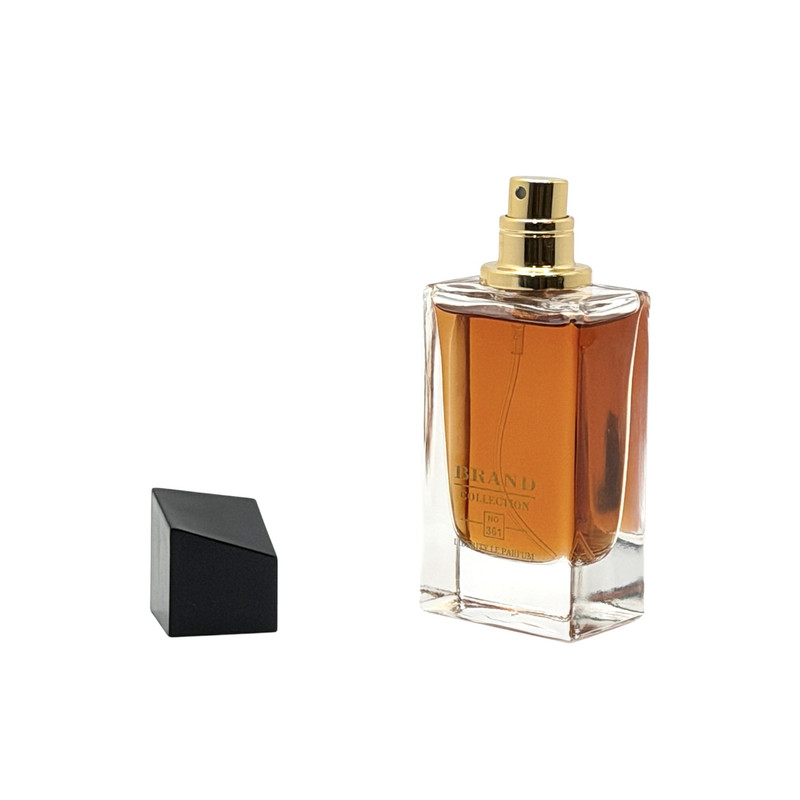 ادکلن برند کالکشن مدل 361 حجم 25 میلیلیتر، با گروه بویایی شیرین و ساختار رایحه خنک مناسب تابستان و استفاده روز و شب، ماندگاری و پخش بوی متوسط، مناسب خانمها و آقایان