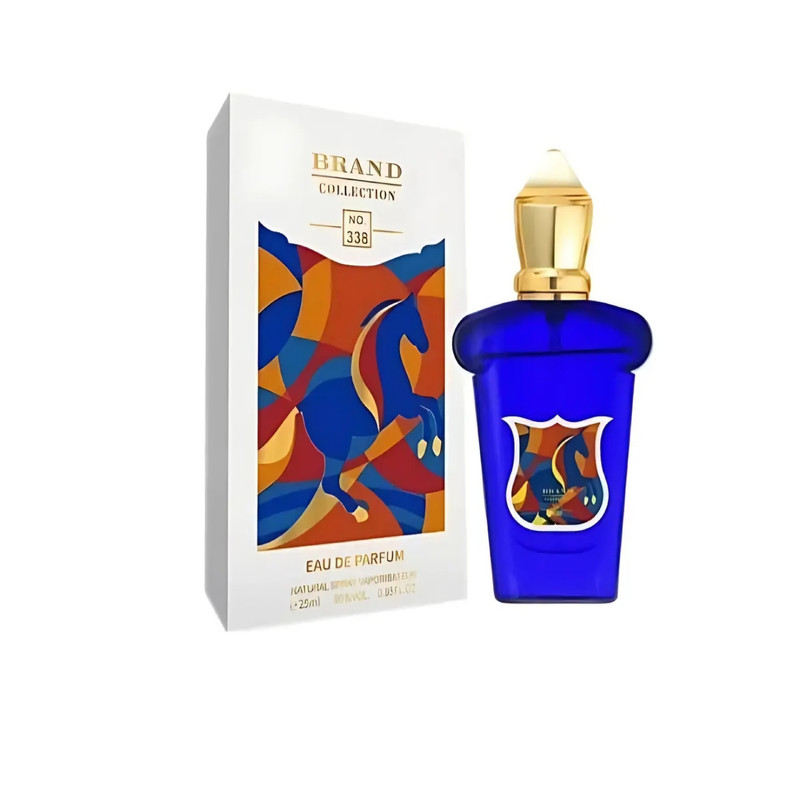 عطر جیبی مردانه برند کالکشن مدل 338 با رایحه شیرین حجم 25 میلیلیتر