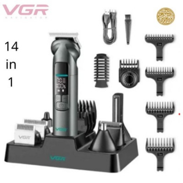 ماشین اصلاح موی سر و صورت شارژی وی جی ار مدل V-096