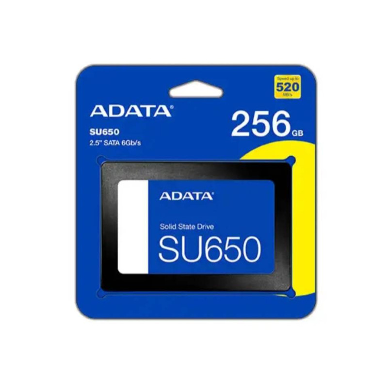 اس اس دی اینترنال SATA III ای دیتا مدل su650 ظرفیت 256 گیگابایت