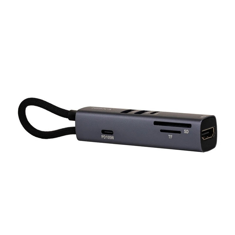 هاب 7 پورت USB-C هیسکا مدل HR-53