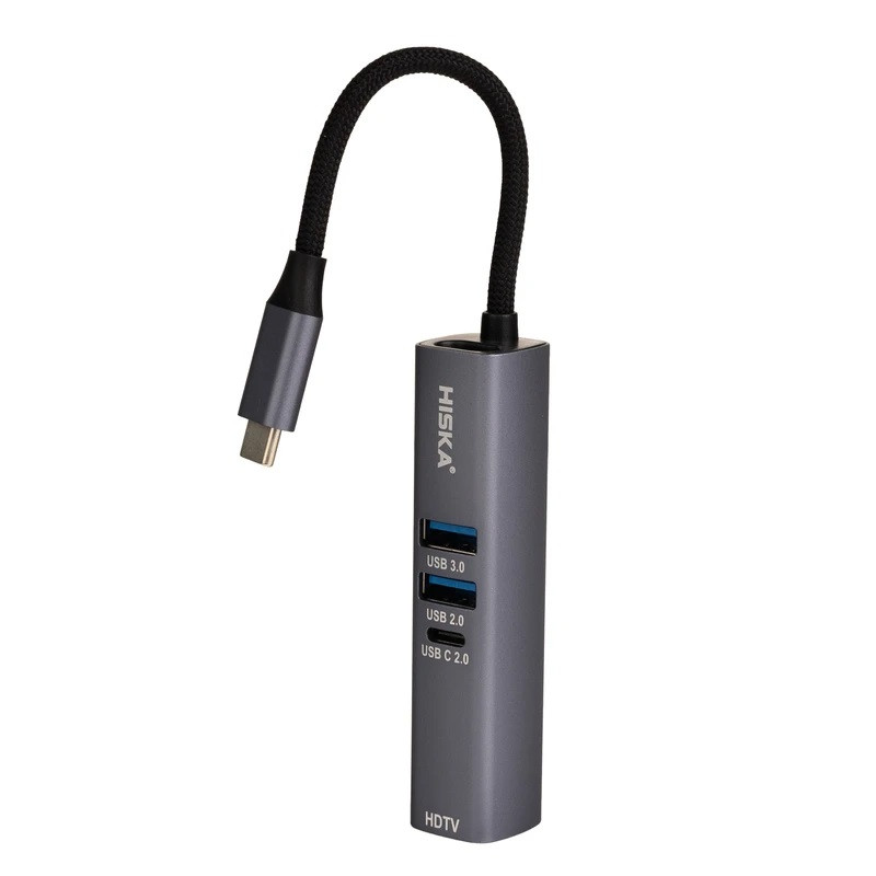 هاب 7 پورت USB-C هیسکا مدل HR-53