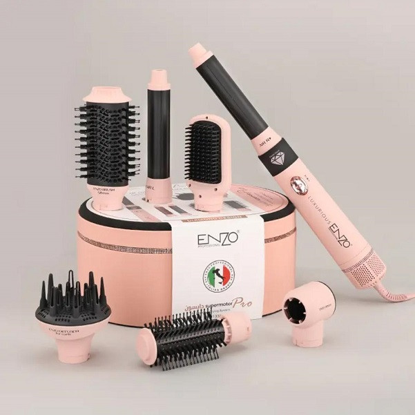 سشوار برس دار حالت دهنده 1500 وات انزو پروفیشینال مدل EN-4133 PRO