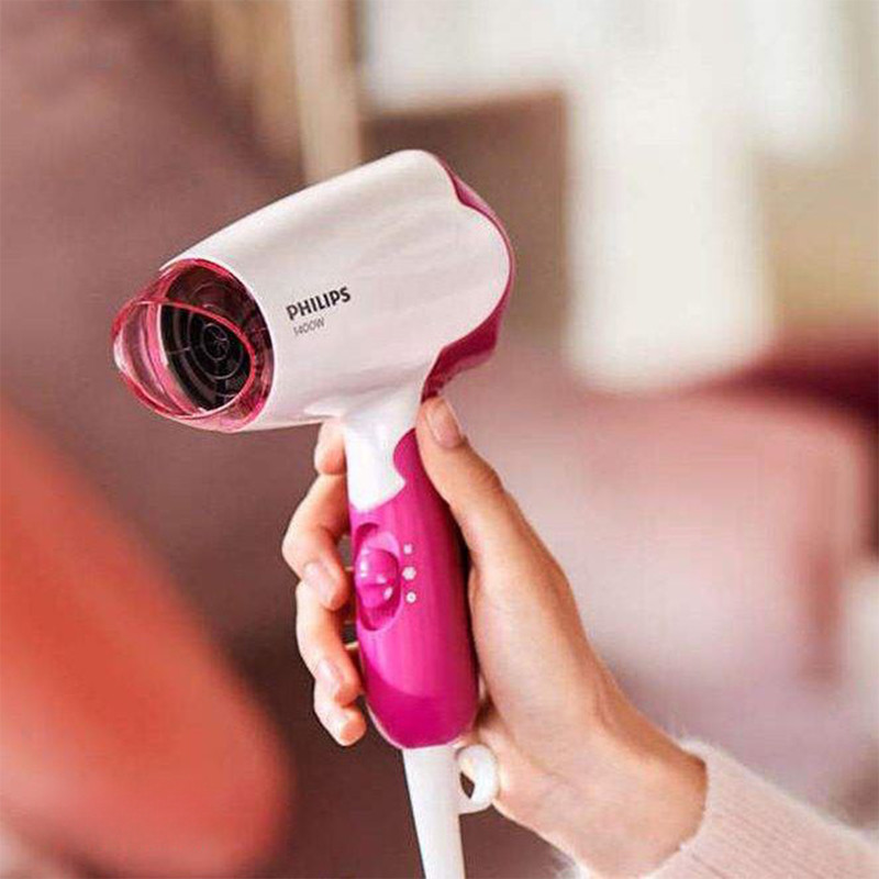 سشوار مسافرتی 1400 وات فیلیپس مدل BHD003، موتور DC، وزن 350 گرم، با ویژگی صافکنندگی، حجمدهندگی