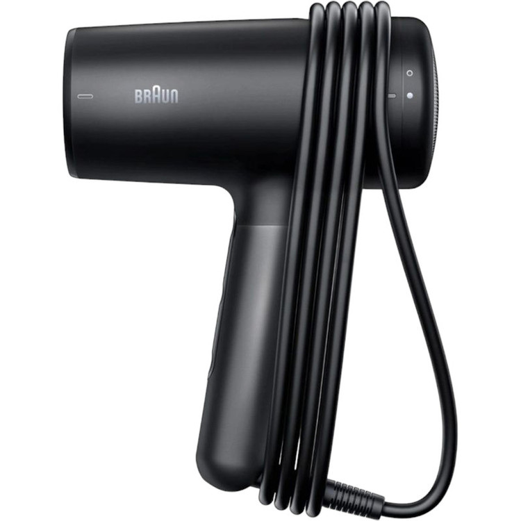 سشوار حرفهای 2100 وات براون مدل HD425، موتور DC، وزن 500 گرم، دارای سری دیسپانسر، متمرکزکننده باریک با ویژگی فرکنندگی، صافکنندگی، حجمدهندگی، با قابلیت تنظیم دما