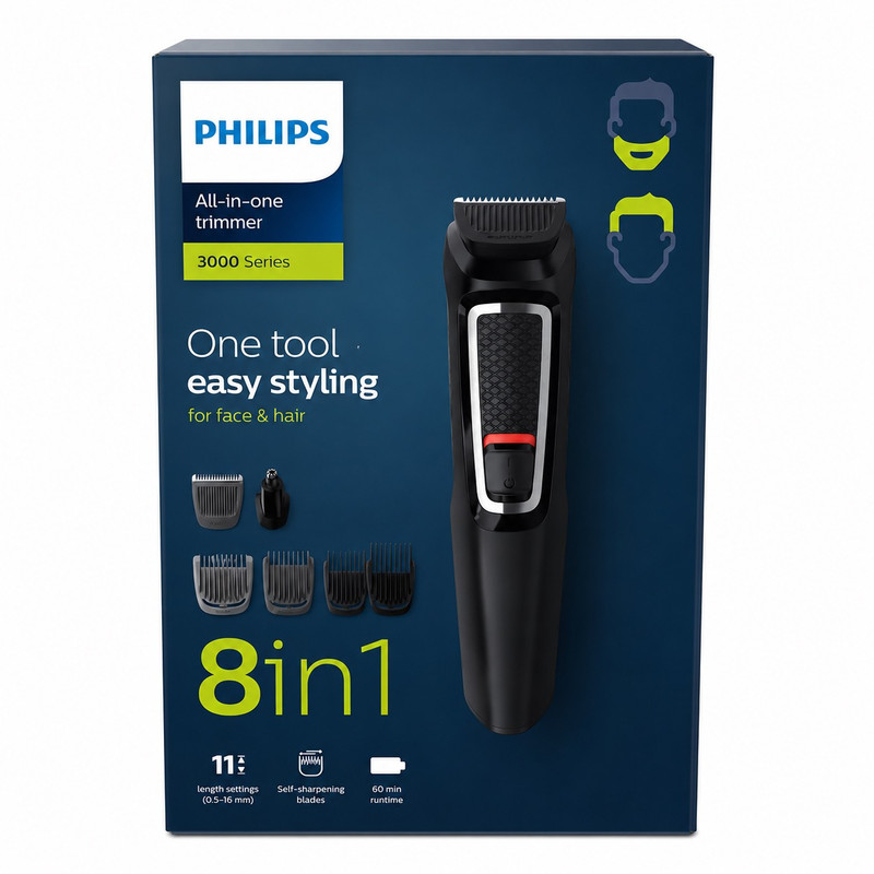 ماشین اصلاح موی صورت شارژی فیلیپس مدل mg3730/15