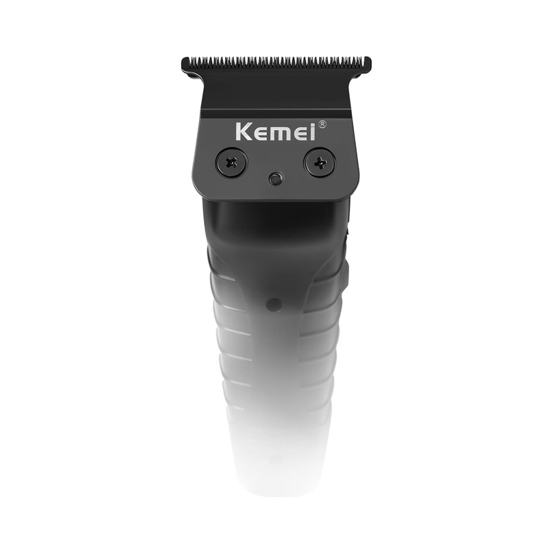 ماشین اصلاح موی صورت کیمی مدل KM-2299 با تیغه کربن استیل، شانه قابل تنظیم 1 تا 3 میلیمتر، باتری 600 میلیآمپر ساعت با 180 دقیقه زمان استفاده، طراحی ارگونومیک و مقاوم در برابر آب و ضربه، شارژ از طریق USB Type-C و آداپتور