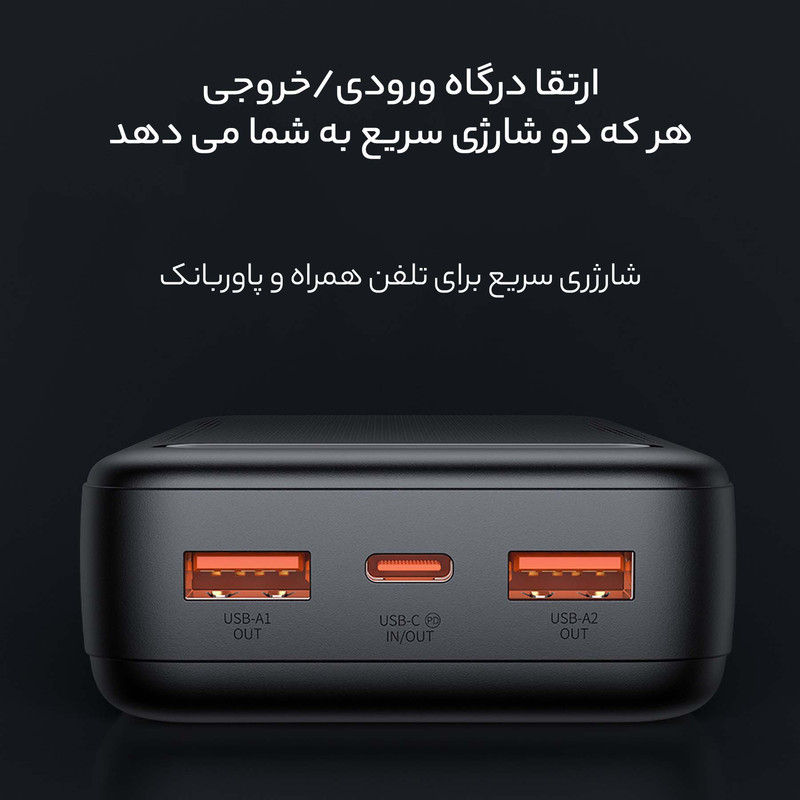 پاوربانک مک دودو 22.5W مدل MC-389 ظرفیت 20000 میلی آمپر ساعت