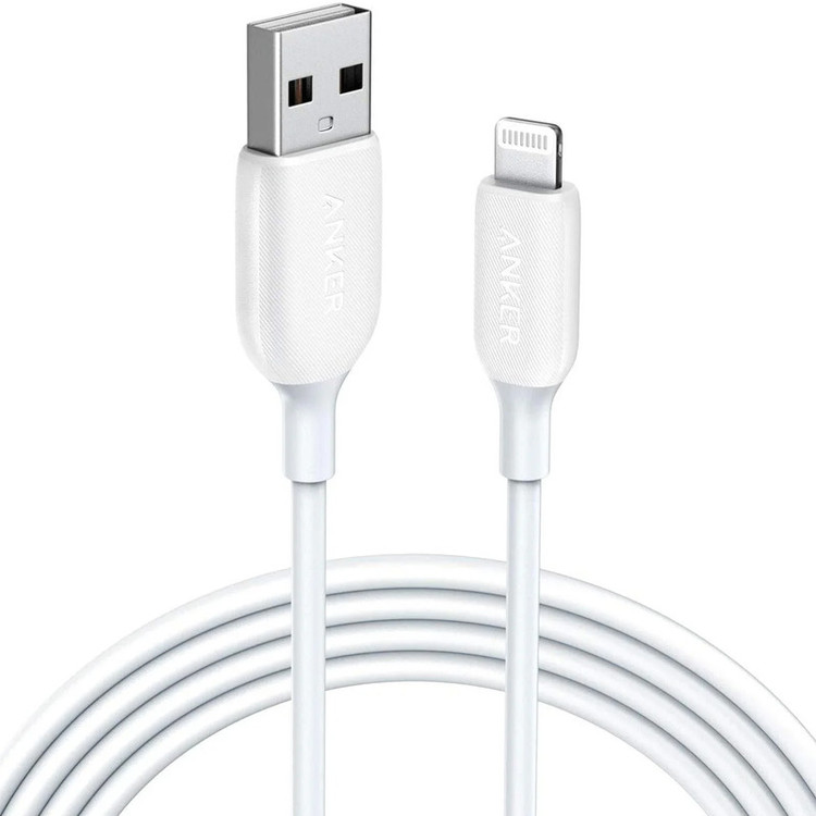 کابل تبدیل USB به لایتنینگ انکر مدل Anker PowerLine A8812 طول 0.9 متر