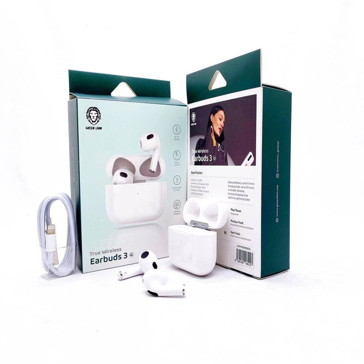 هدفون بلوتوثی گرین لاین مدل Earbuds 3 GNTWIRGNBUD3