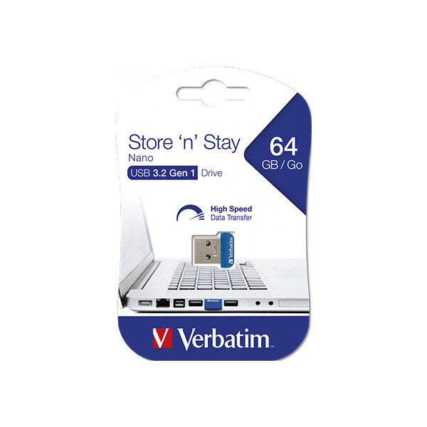 فلش مموری ورباتیم مدل Store n Stay ظرفیت 64 گیگابایت
