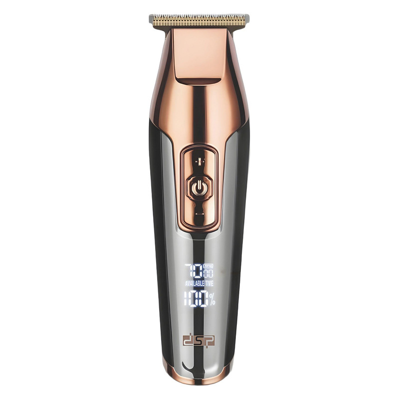 ماشین اصلاح موی سر و صورت دی اس پی مدل 90286A با تیغه استیل پیشرفته، قابلیت تنظیم سرعت تا 7000 دور در دقیقه، باتری شارژی با 240 دقیقه زمان استفاده، شانههای 1 تا 12 میلیمتر و کیف همراه