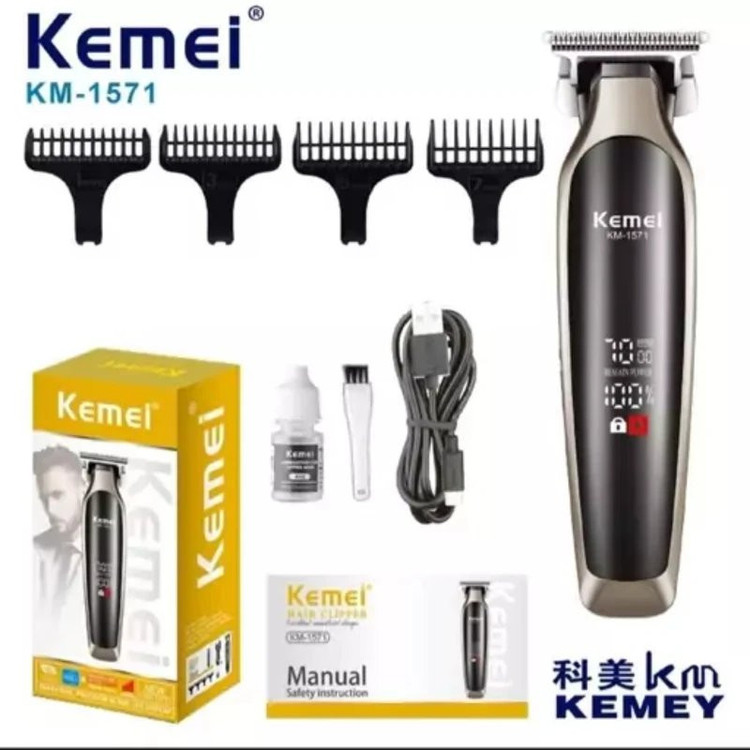 ماشین اصلاح موی سر و صورت شارژی کیمی مدل KM-1571