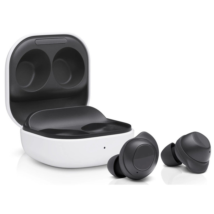 هدفون بلوتوثی سامسونگ مدل Galaxy Buds FE با نویز کنسلینگ فعال (ANC)، درگاه شارژ USB Type-C، دارای میکروفون دوگانه، مقاوم در برابر رطوبت و عرق