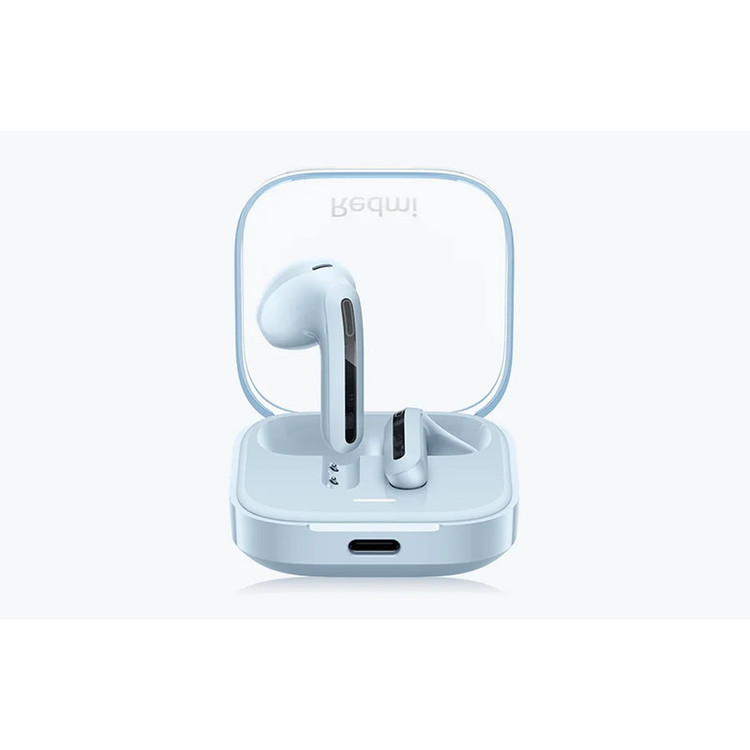 هدفون بلوتوثی شیائومی مدل Redmi Buds 6 Active با نویز کنسلینگ میکروفون (ENC)، درگاه شارژ USB Type-C، دارای دو میکروفون با قابلیت حذف نویز، پشتیبانی از فرمان لمسی، مقاوم در برابر رطوبت و عرق (IPX4)