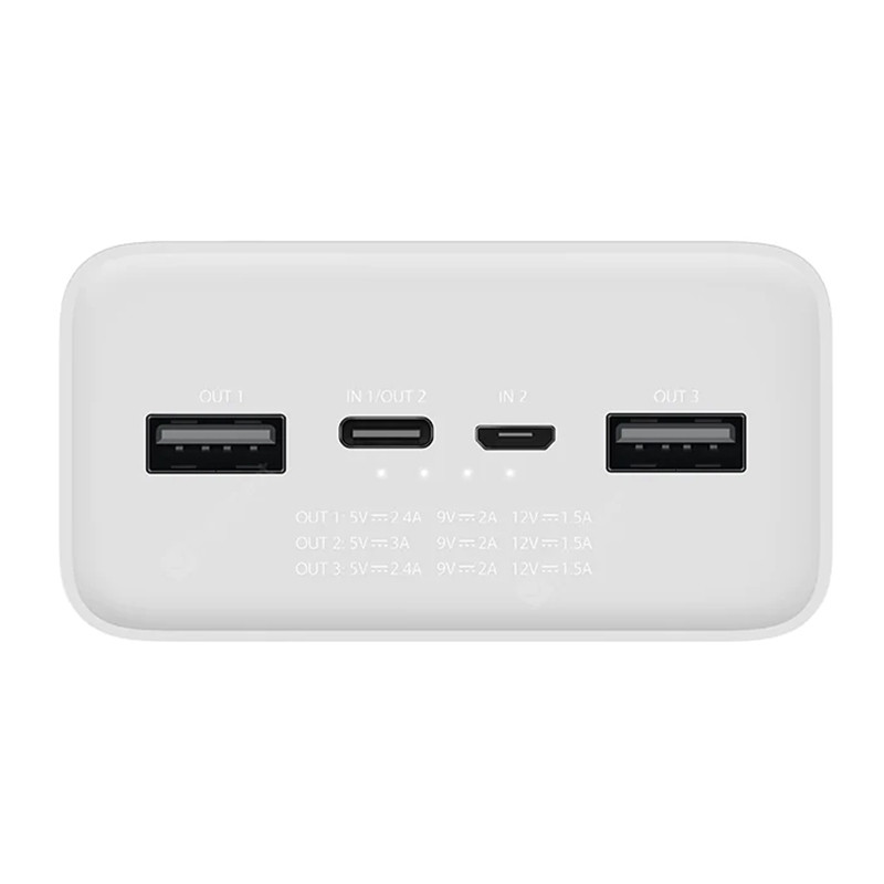 پاوربانک 18 وات شیائومی مدل Mi PB3018ZM ظرفیت 30000 میلی آمپر ساعت