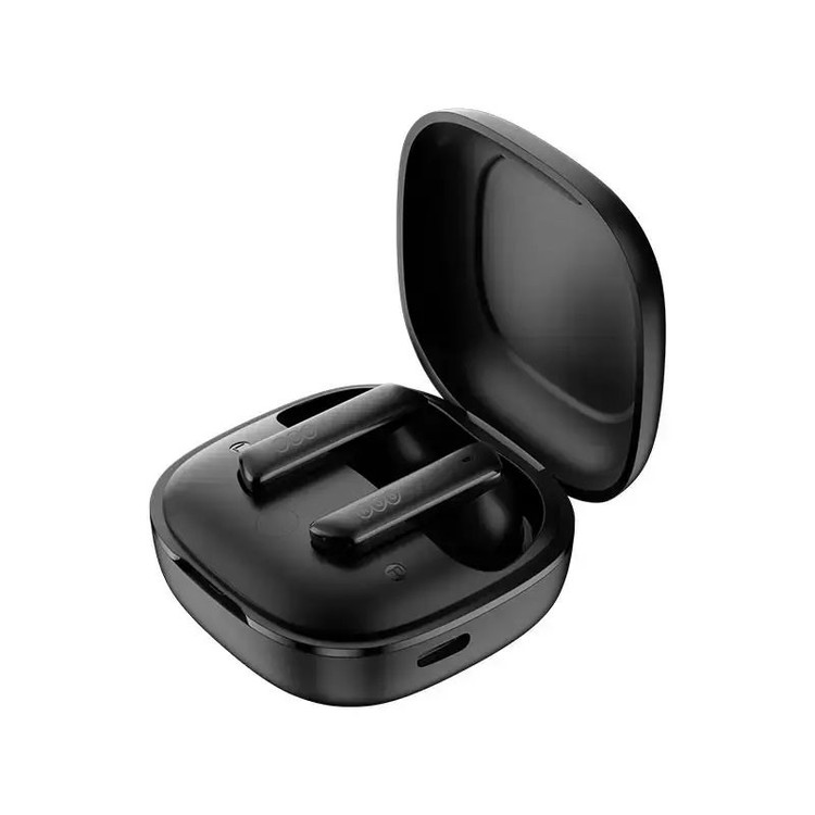 هدفون بلوتوثی کیو سی وای مدل Melobuds ANC HT05 با نویز کنسلینگ فعال (ANC)، درگاه شارژ USB Type-C، پشتیبانی از شارژ سریع، تکنولوژی حذف باد، مقاوم در برابر رطوبت و عرق