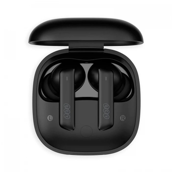 هدفون بلوتوثی کیو سی وای مدل Melobuds ANC HT05 با نویز کنسلینگ فعال (ANC)، درگاه شارژ USB Type-C، پشتیبانی از شارژ سریع، تکنولوژی حذف باد، مقاوم در برابر رطوبت و عرق