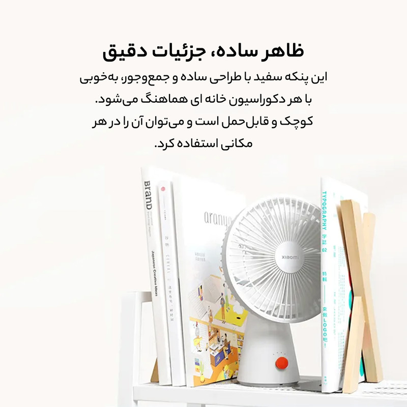 پنکه رومیزی شیائومی مدل ZMYDFS01DM