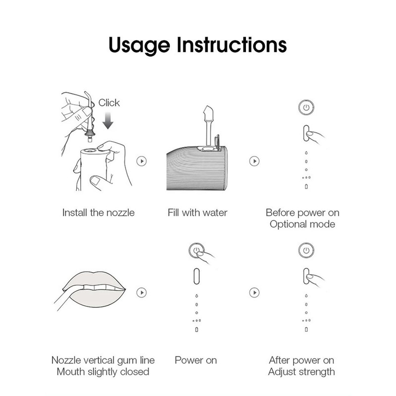دستگاه شست و شوی دهان و دندان سوکاس مدل Mi W3 PRO
