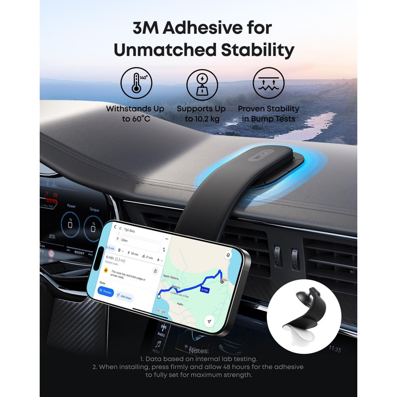 پایه نگهدارنده گوشی موبایل انکر مدل A9110 با قابلیت تنظیم زاویه و امکان چرخش 360 درجه