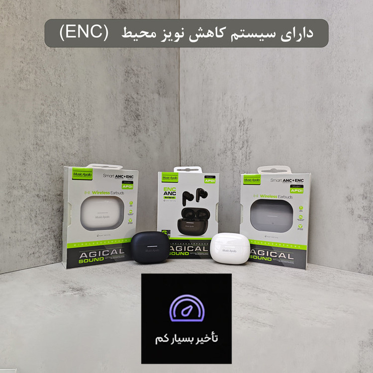 هدفون بلوتوثی موزیک آپولو مدل AIR01
