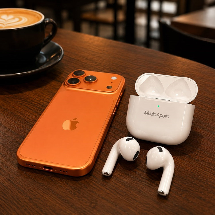 هدفون موزیک آپولو مدل AP-EARBUDS 800