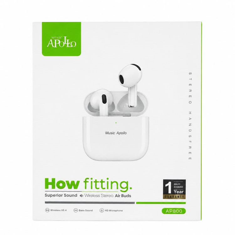 هدفون موزیک آپولو مدل AP-EARBUDS 800