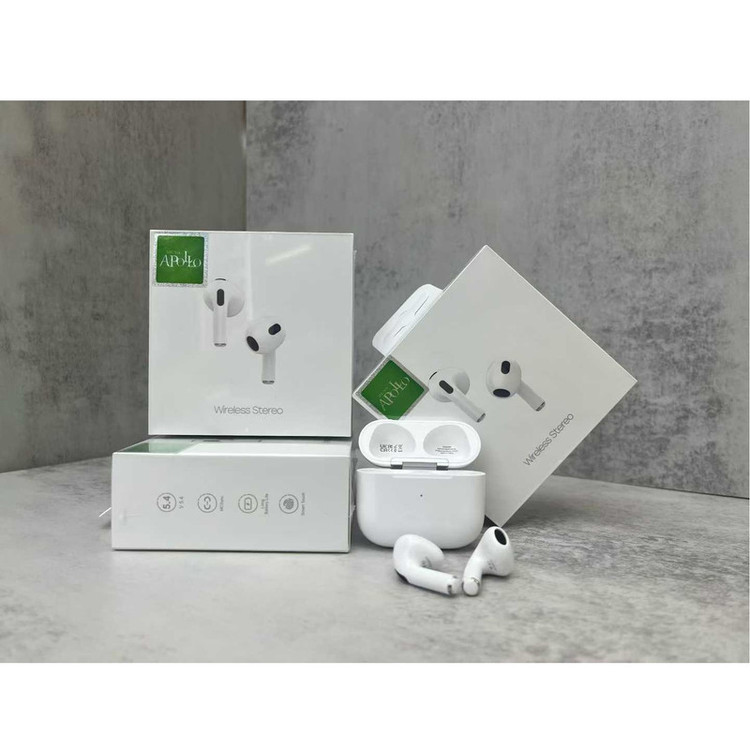 هدفون بلوتوثی موزیک آپولو مدل TWS-EARBUDS C03 40